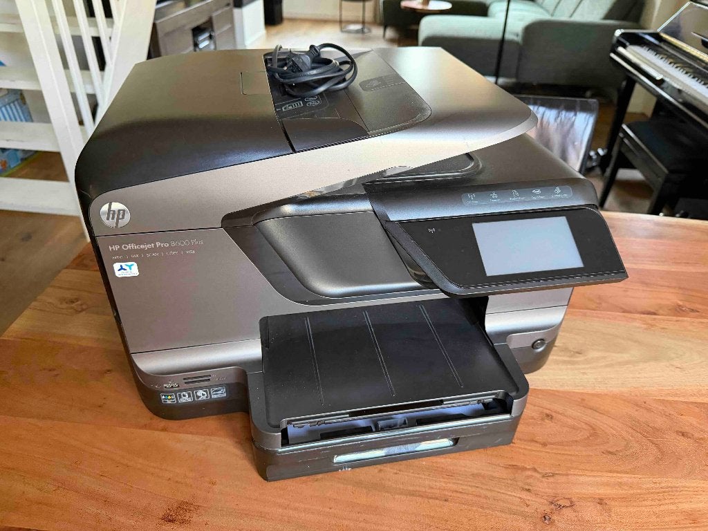 HP OfficeJet 8600 Plus inkjet all-on one printer, Computers en Software, Printers, Ophalen, Kleur printen, Gebruikt, Inkjetprinter