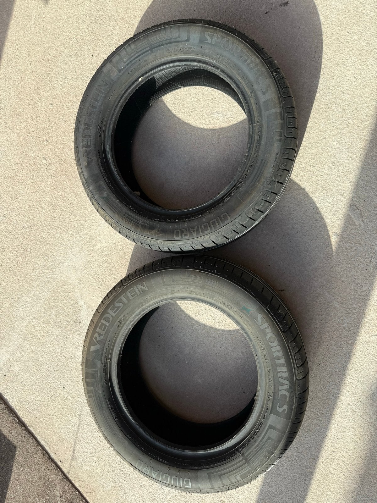 Vredestein Sportrac 5 Zomerbanden 195/60 R15, Auto-onderdelen, Banden en Velgen, Gebruikt, 15 inch, Ophalen of Verzenden, Band(en)