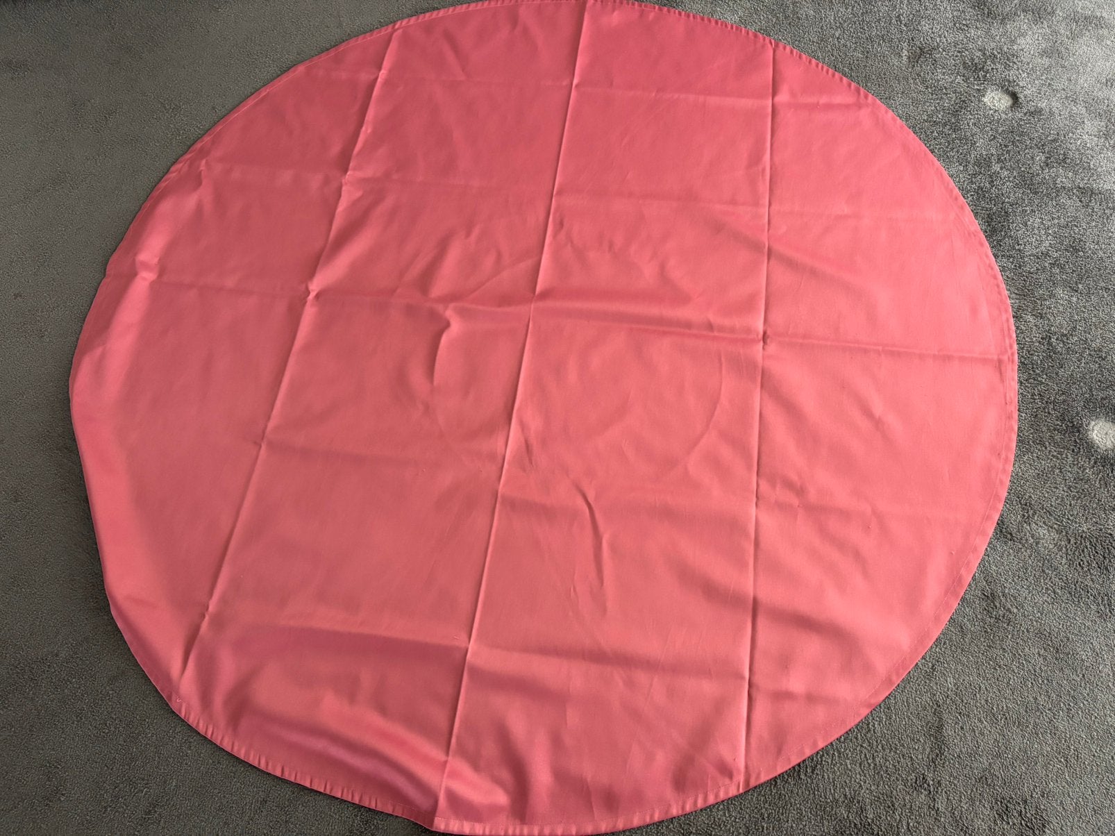 oud roze tafelkleed rond 163 cm, Ophalen of Verzenden, Zo goed als nieuw, Rond