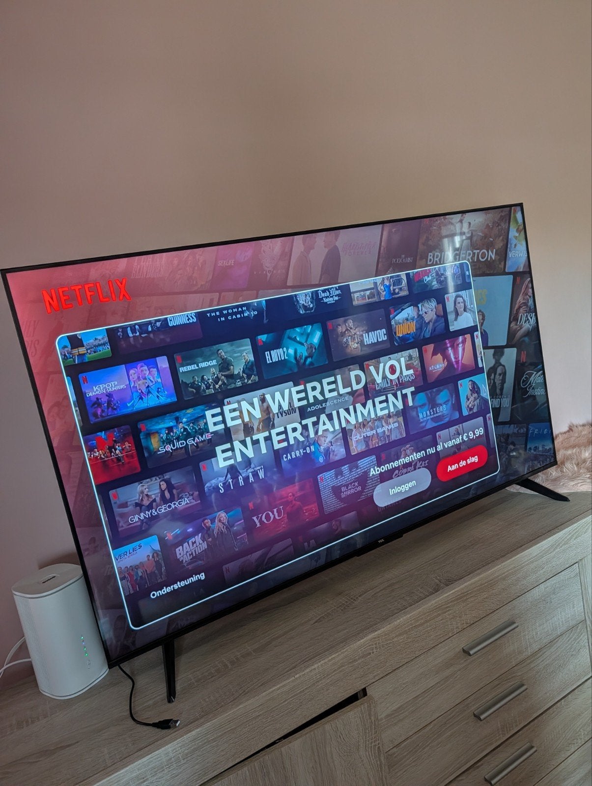 TCL 4k UHD tv, Overige merken, 50 Hz, Ophalen of Verzenden, Zo goed als nieuw