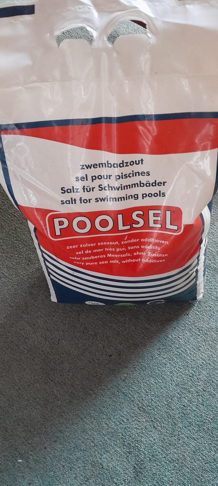 Poolsel Zwembadzout - 15 kg puur zeezout voor zwembaden, Ophalen of Verzenden, Nieuw, Reinigingsmiddel