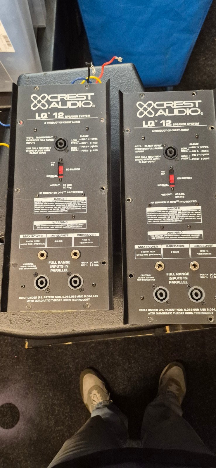 Crest Audio LQ-12 filters/crossovers - werken perfect!, Audio, Tv en Foto, Luidsprekers, Ophalen of Verzenden, Gebruikt, Overige typen