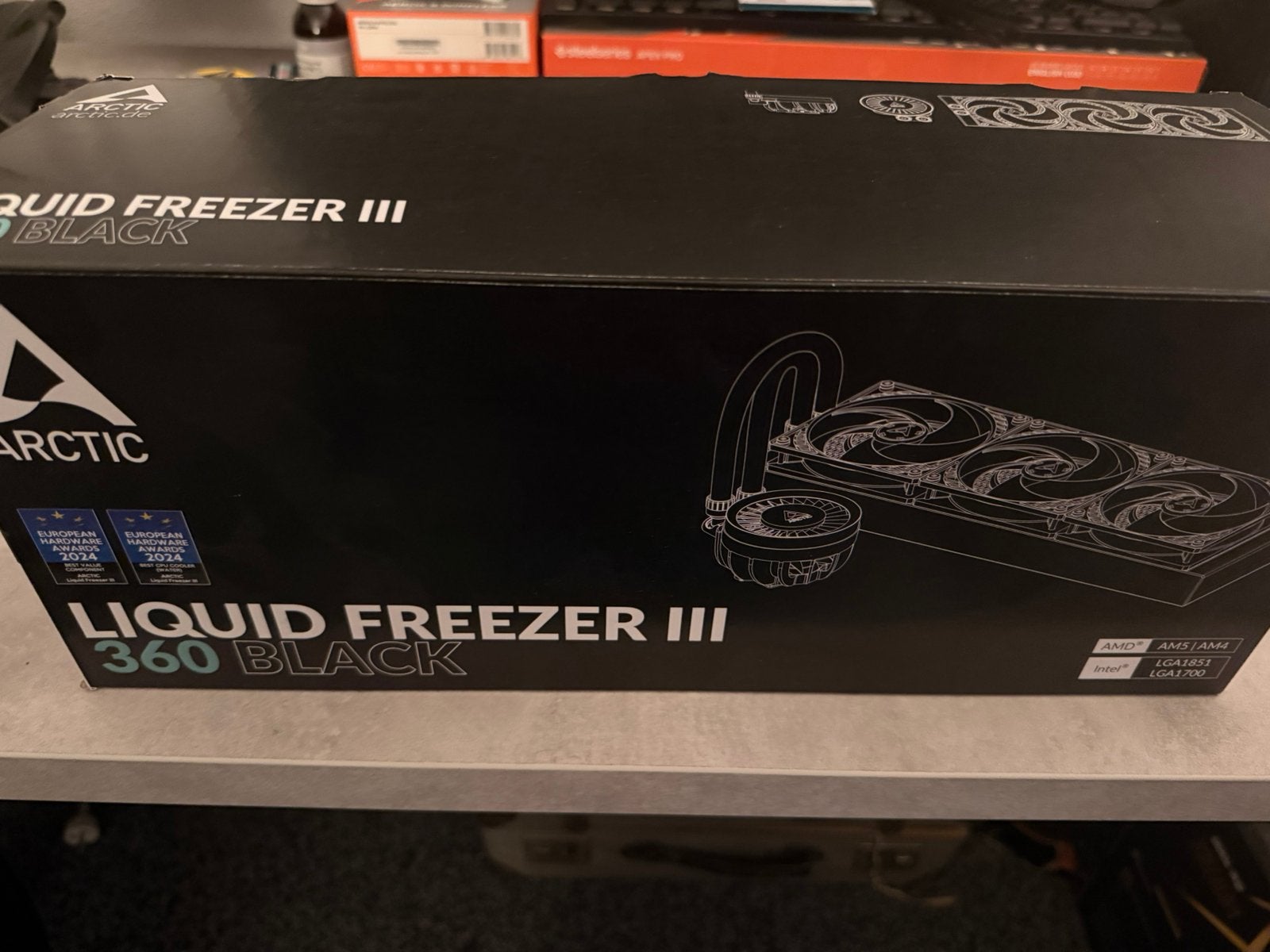 Arctic Liquid Freezer III 360 AIO CPU-koeler, Computers en Software, Ophalen of Verzenden, Zo goed als nieuw, Waterkoeling