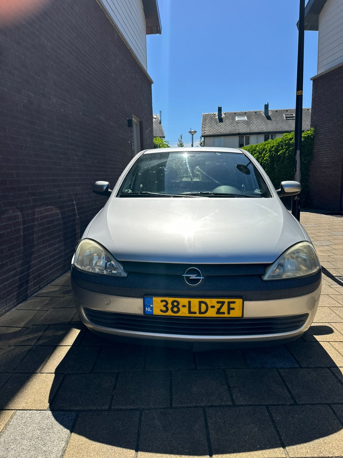 Opel Corsa 1.2 16V 5D 2002 Grijs, Voorwielaandrijving, 450 kg, 74 pk, 31 €/maand
