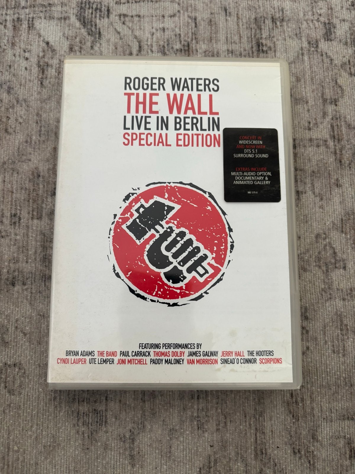Roger Waters The Wall Live in Berlin Special Edition DVD, Alle leeftijden, Ophalen of Verzenden, Gebruikt, Muziek en Concerten