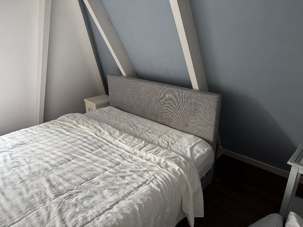 Nice bed frame and Emma mattress - great condition!, Huis en Inrichting, Ophalen, Gebruikt, Tweepersoons, Bedbodem