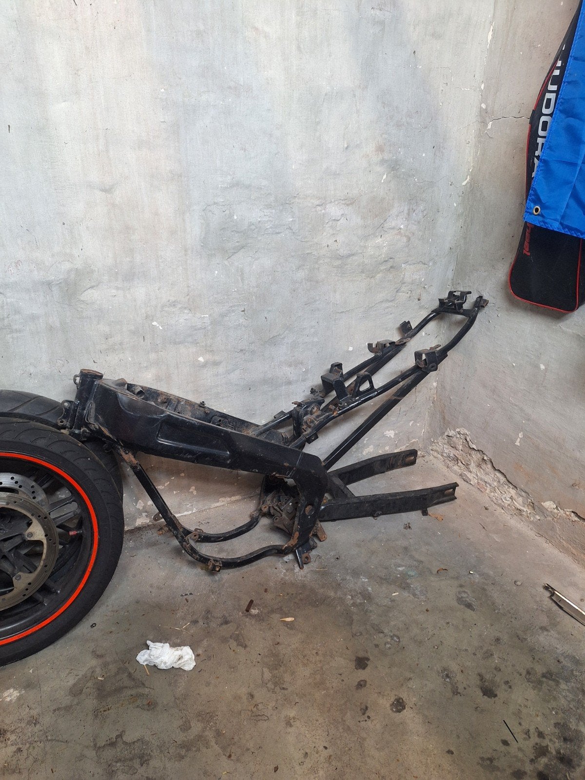 Yamaha TZR 50 Frame op Kenteken ZONDER WOK, Ophalen, Gebruikt, Frame, Yamaha