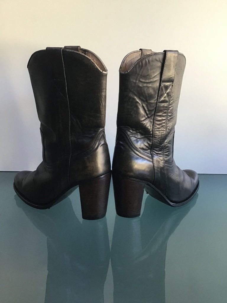 Sendra boho bruine leren laarzen 38 | Gratis verzenden, Bruin, Verzenden, Zo goed als nieuw, Hoge laarzen