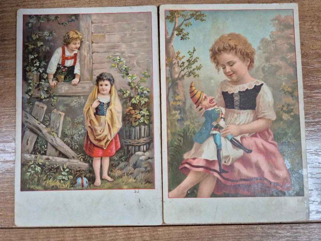 Oude reclame kaart - Van Houten Cacao, Ophalen of Verzenden, Voor 1920, Ongelopen, Overige thema's