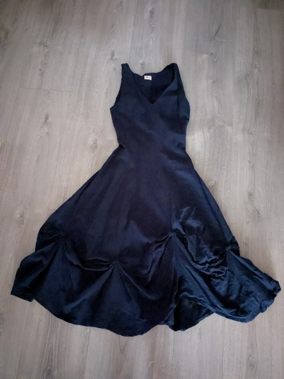 Donkerblauwe lange jurk Heart XS z.g.a.n., Blauw, Heart, Ophalen of Verzenden, Zo goed als nieuw