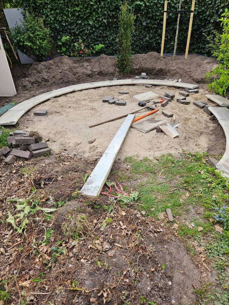 Stenen voor zwembadrand of grote border, Tuin en Terras, Grind, Keien en Split, Overige materialen, Gebruikt, Overige typen, Ophalen of Verzenden