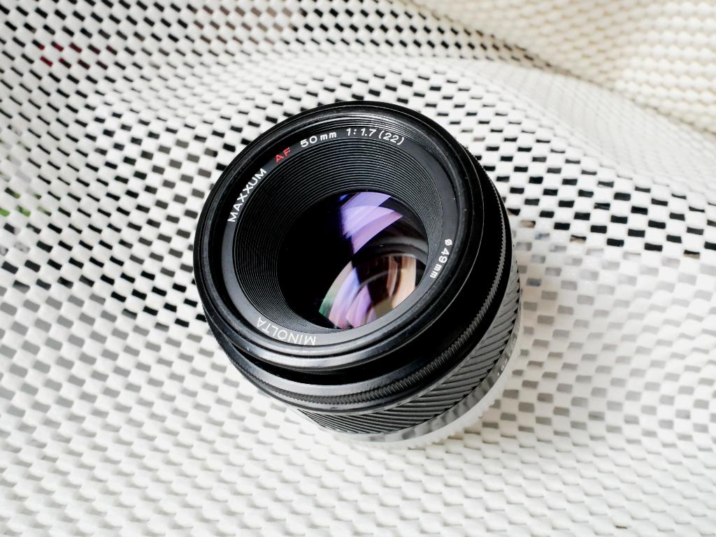 Minolta Maxxum AF 50mm f1.7, Audio, Tv en Foto, Fotografie | Lenzen en Objectieven, Ophalen, Gebruikt, Standaardlens