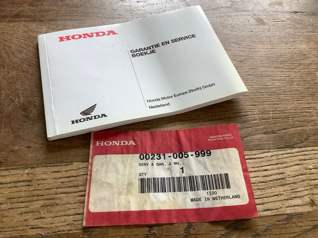 Honda Garantie en Service Boekje - Origineel, Verzenden, Honda