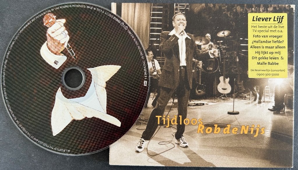 ROB DE NIJS - Tijdloos ( CD ), Cd's en Dvd's, Ophalen of Verzenden, Zo goed als nieuw, Pop
