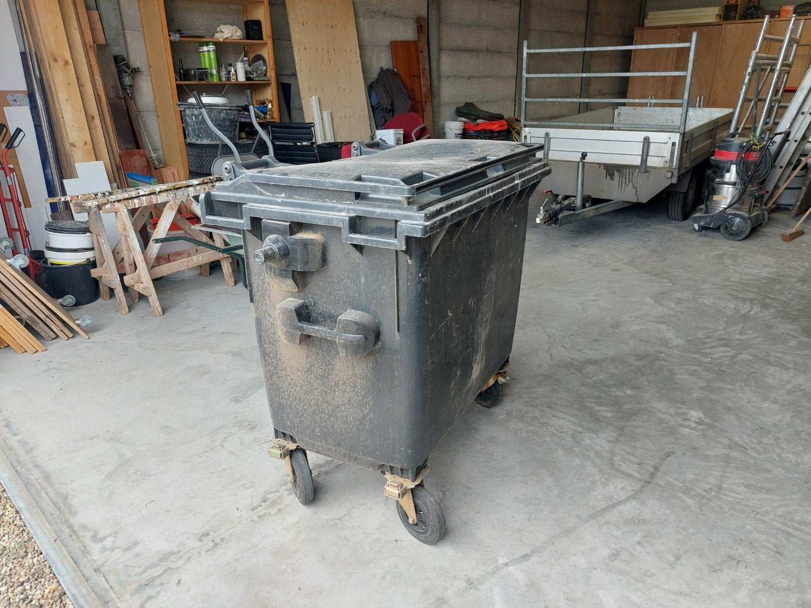 Rol container, Ophalen