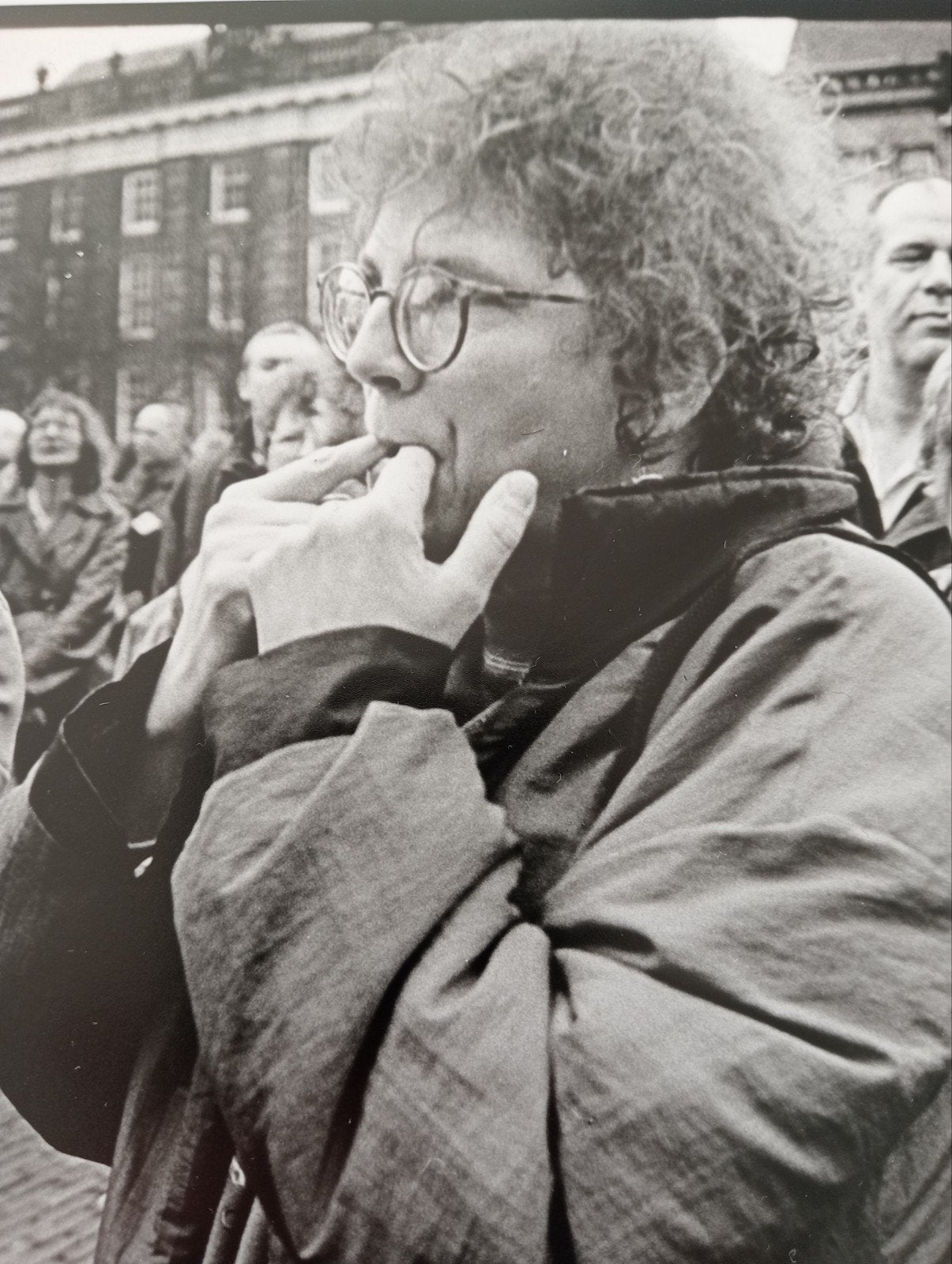 Evelyn Jacq 1997 protest drugsoverlast Den Haag, Ophalen of Verzenden, Voor 1940, Zo goed als nieuw, Overige onderwerpen