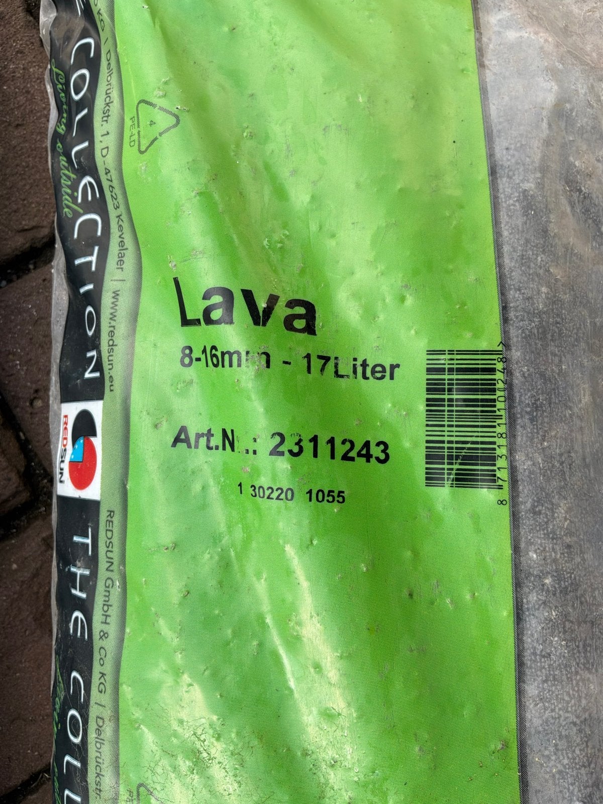 Lava split 8-16mm - 17 liter - Tuindecoratie 3 zakken, Tuin en Terras, Ophalen, Nieuw, Lava, Grind