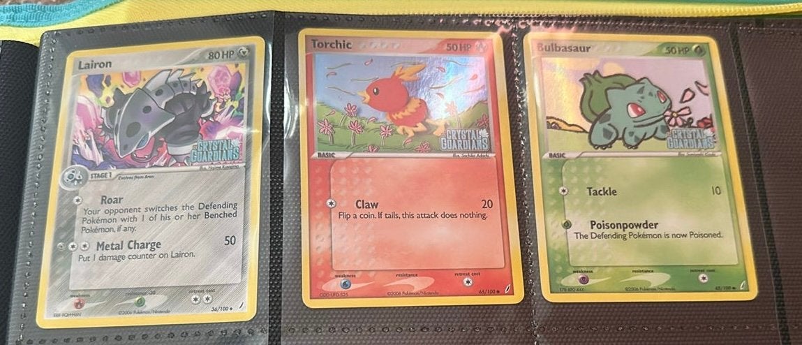 Pokemon kaarten EX crystal guardians stamped, Ophalen of Verzenden, Zo goed als nieuw, Meerdere kaarten