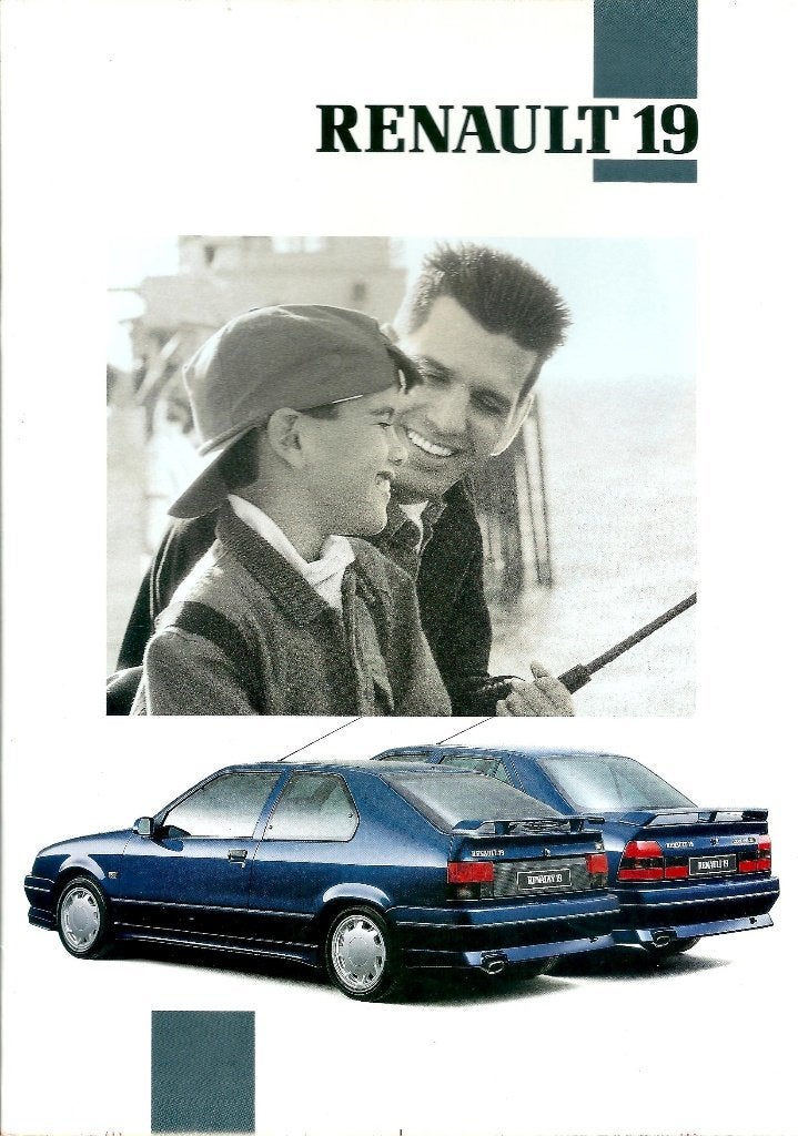 Brochure Renault 19 Oktober 1991, Ophalen of Verzenden, Gelezen, Renault