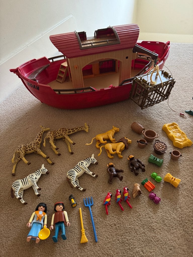 Playmobil Ark van Noach (3255 / 5276), Kinderen en Baby's, Verzenden, Gebruikt, Complete set, Boot/Schip