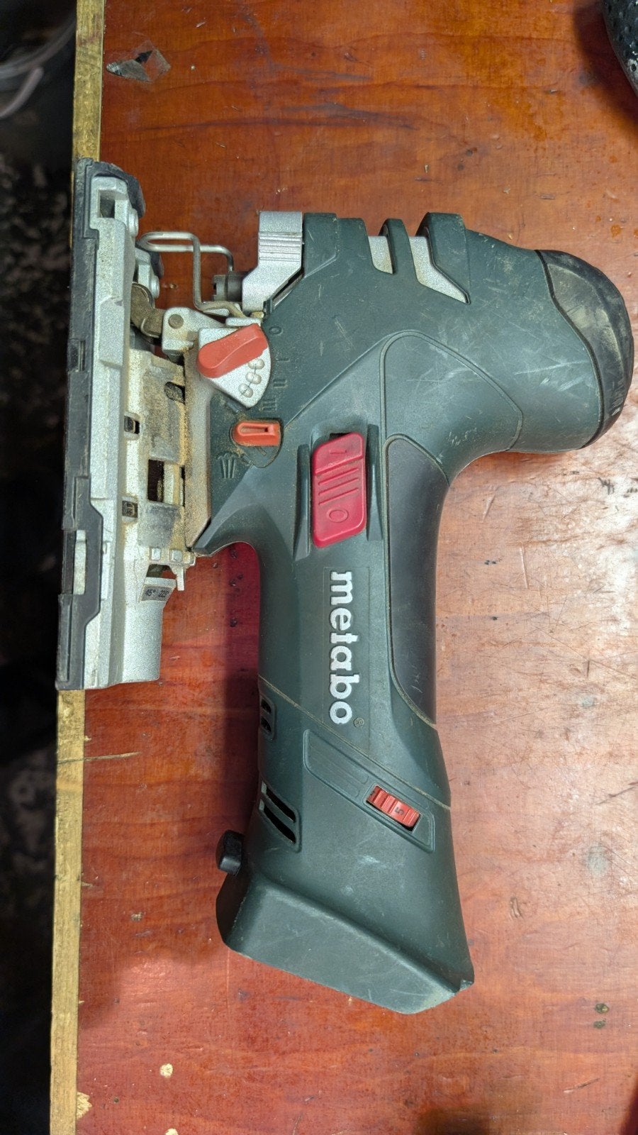 Metabo STA 18 LTX 140 Accu Decoupeerzaag, Ophalen of Verzenden, Gebruikt, Zaag
