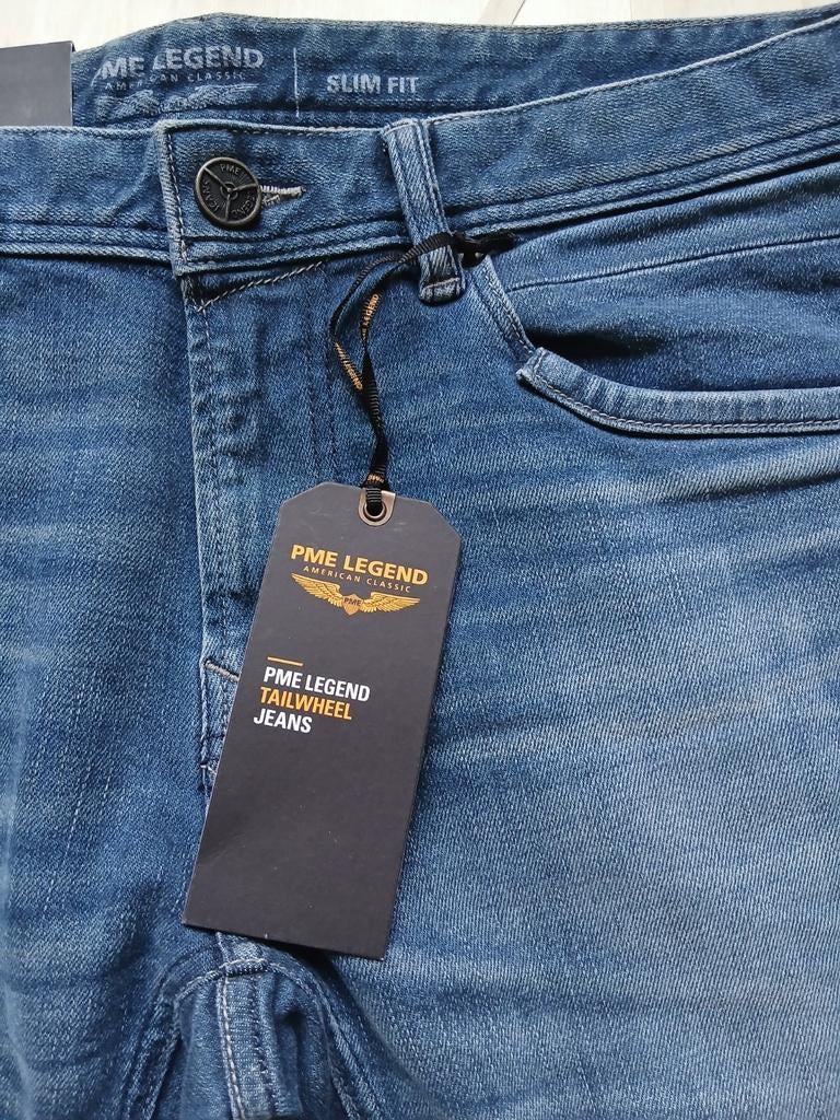 PME Legend Tailwheel slimfit jeans maat W33 L34, Ophalen of Verzenden, Zo goed als nieuw, Blauw, W33 - W34 (confectie 48/50)