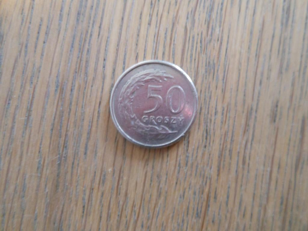 Te koop: Munt 50 Groszy uit 1995 Polen, Ophalen of Verzenden, Polen, Losse munt