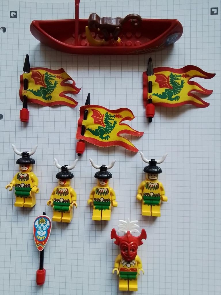 LEGO 6246, 6264, PIRATES ISLANDER KING, Ophalen of Verzenden, Zo goed als nieuw, Lego