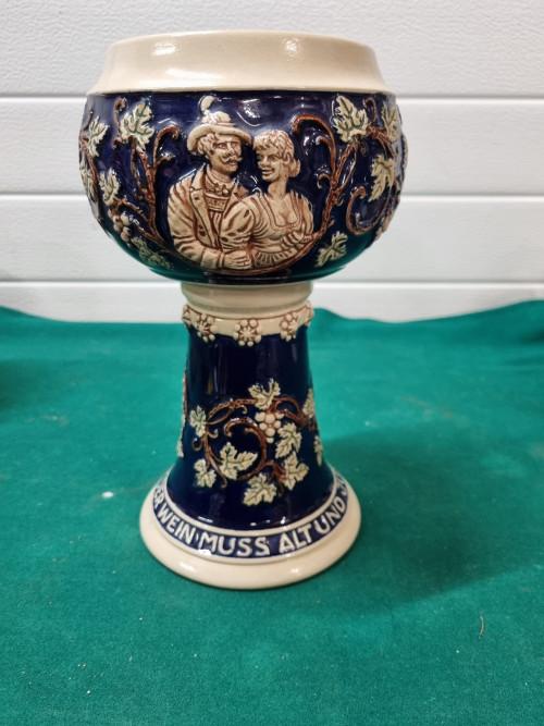 -	wijn vaas vintage, Ophalen of Verzenden