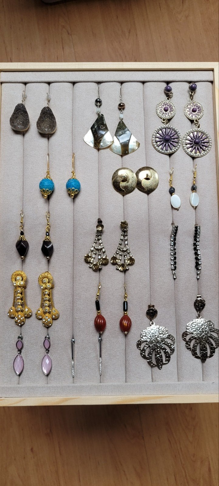lot vintage oorbellen, Sieraden, Tassen en Uiterlijk, Overige materialen, Hangers, Overige kleuren, Ophalen of Verzenden
