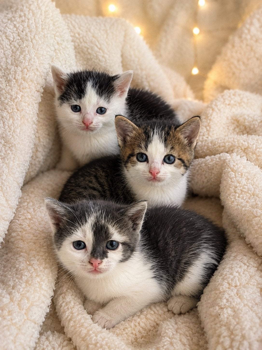 Drie lieve poesjes zoeken een warm thuis, Poes