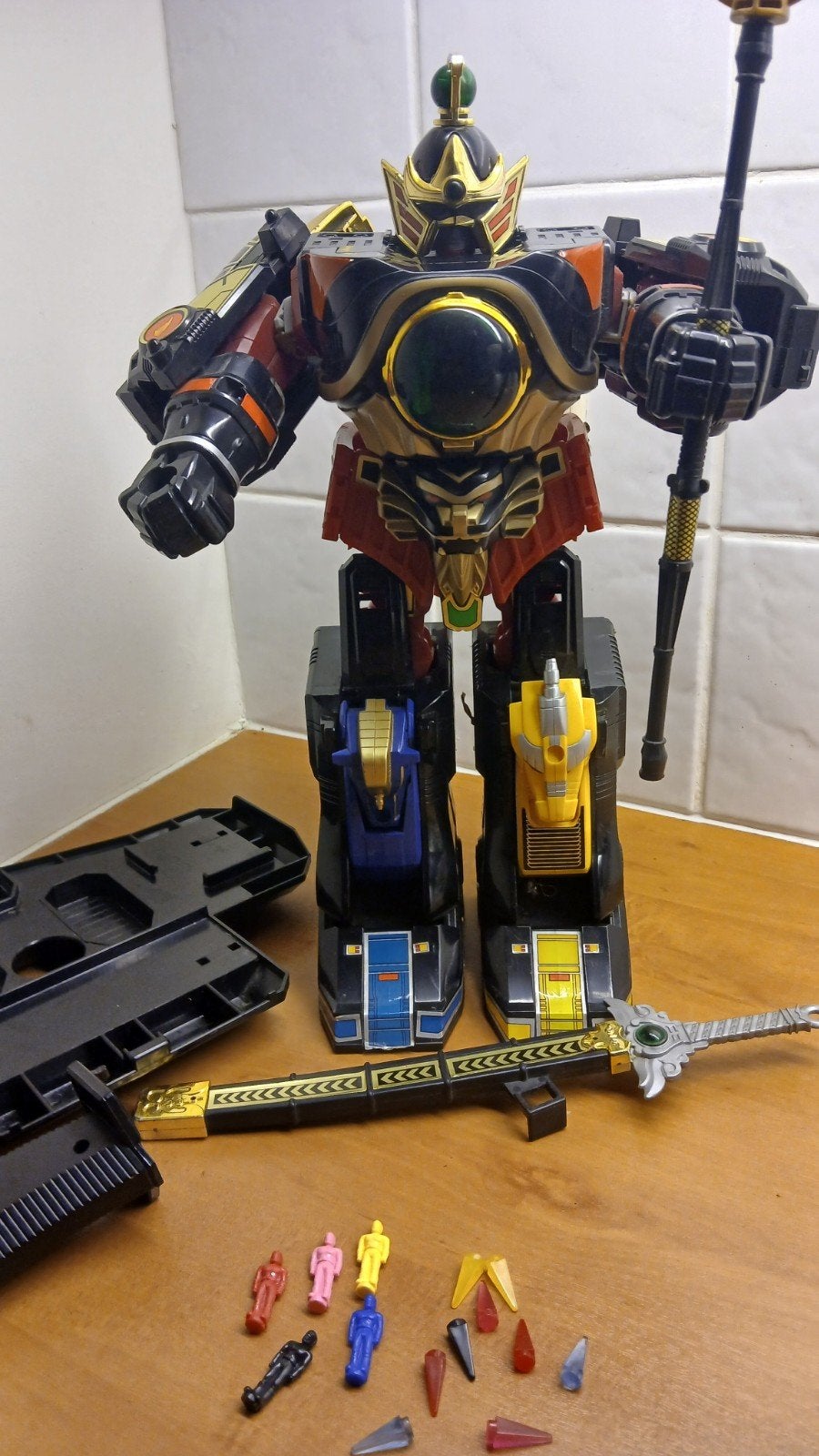 Vintage Deluxe Thunder Megazord 1994 Bandai Power Rangers, Ophalen of Verzenden, Gebruikt