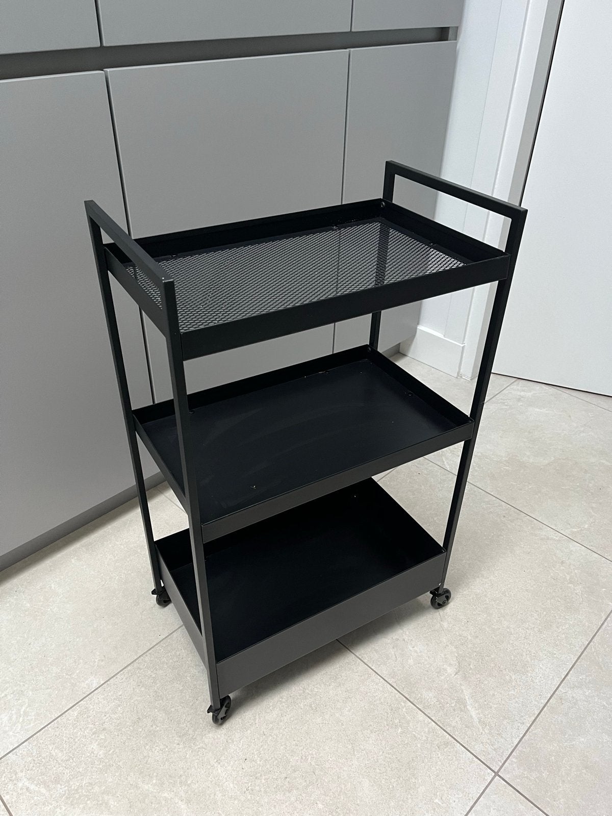 IKEA NISSAFORS roltafel - Zwart, Ophalen, Zo goed als nieuw