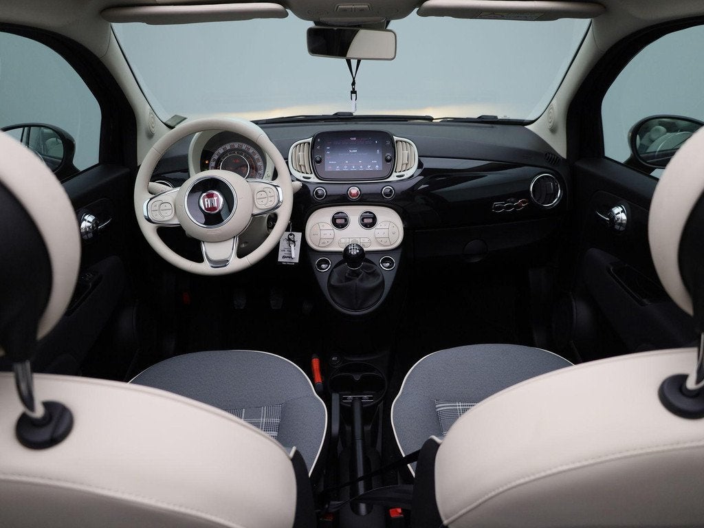 Fiat 500 C 1.0 Hybrid Lounge | Cabrio | LMV | DAB | Bluetoot, Auto's, Fiat, 12 maanden, Stof, Euro 6, 4 stoelen