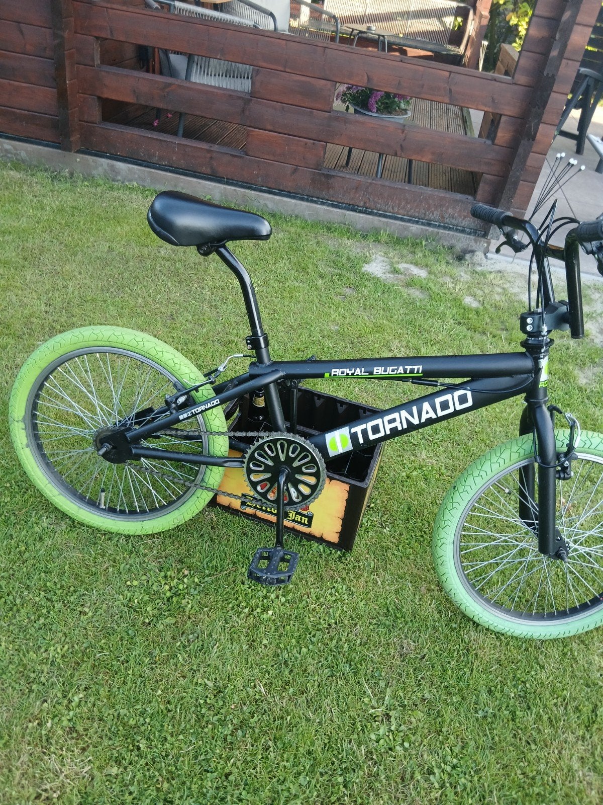 BMX Royal Bucatti Tornado - Groene banden, Ophalen, Zo goed als nieuw, BMX, Royal Bugatti Tornado