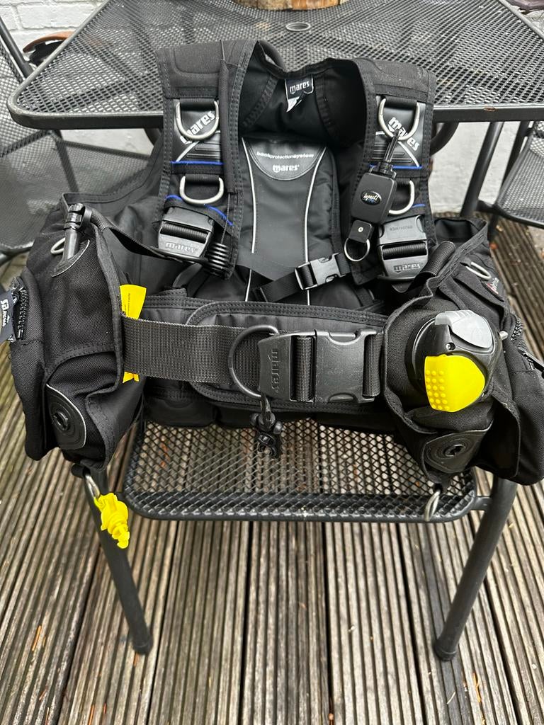 Trimjacket Mares Vector 1000, Watersport en Boten, Duiken, Ophalen of Verzenden, Gebruikt, Trimvest of Wing