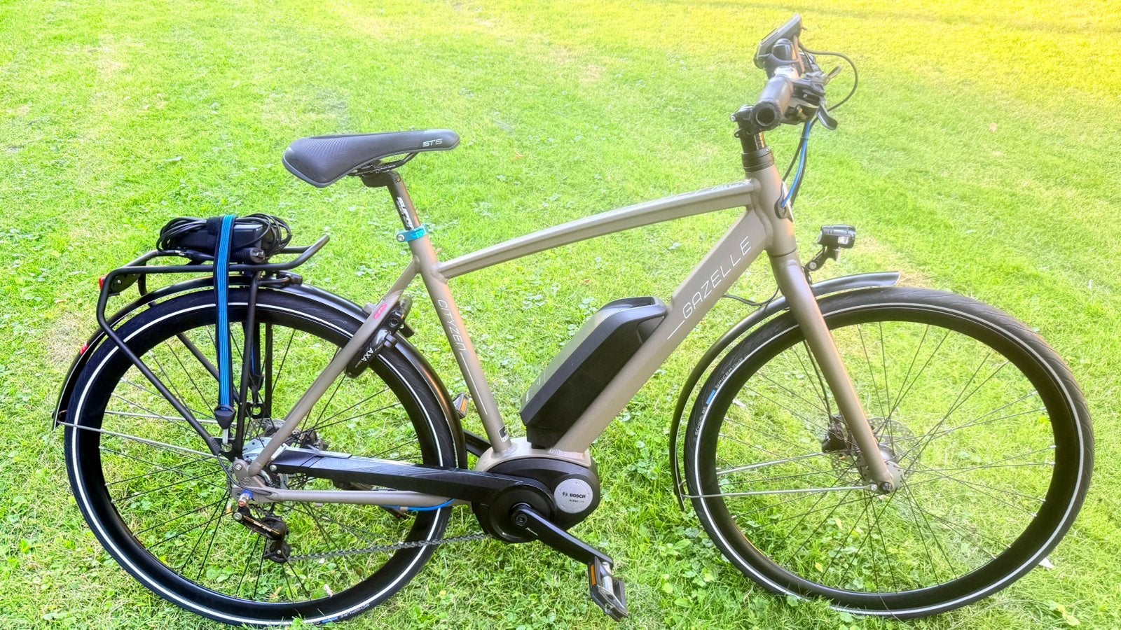 Nette goede herenfietsen Gazelle Cityzen C8 Bosch 53cm, Ophalen, Versnellingen, Zo goed als nieuw, Schijfrem