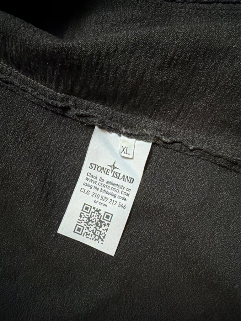 Stone Island overshirt/jas - Zwart - Maat XL, Ophalen of Verzenden, Zo goed als nieuw, Maat 56/58 (XL), Zwart