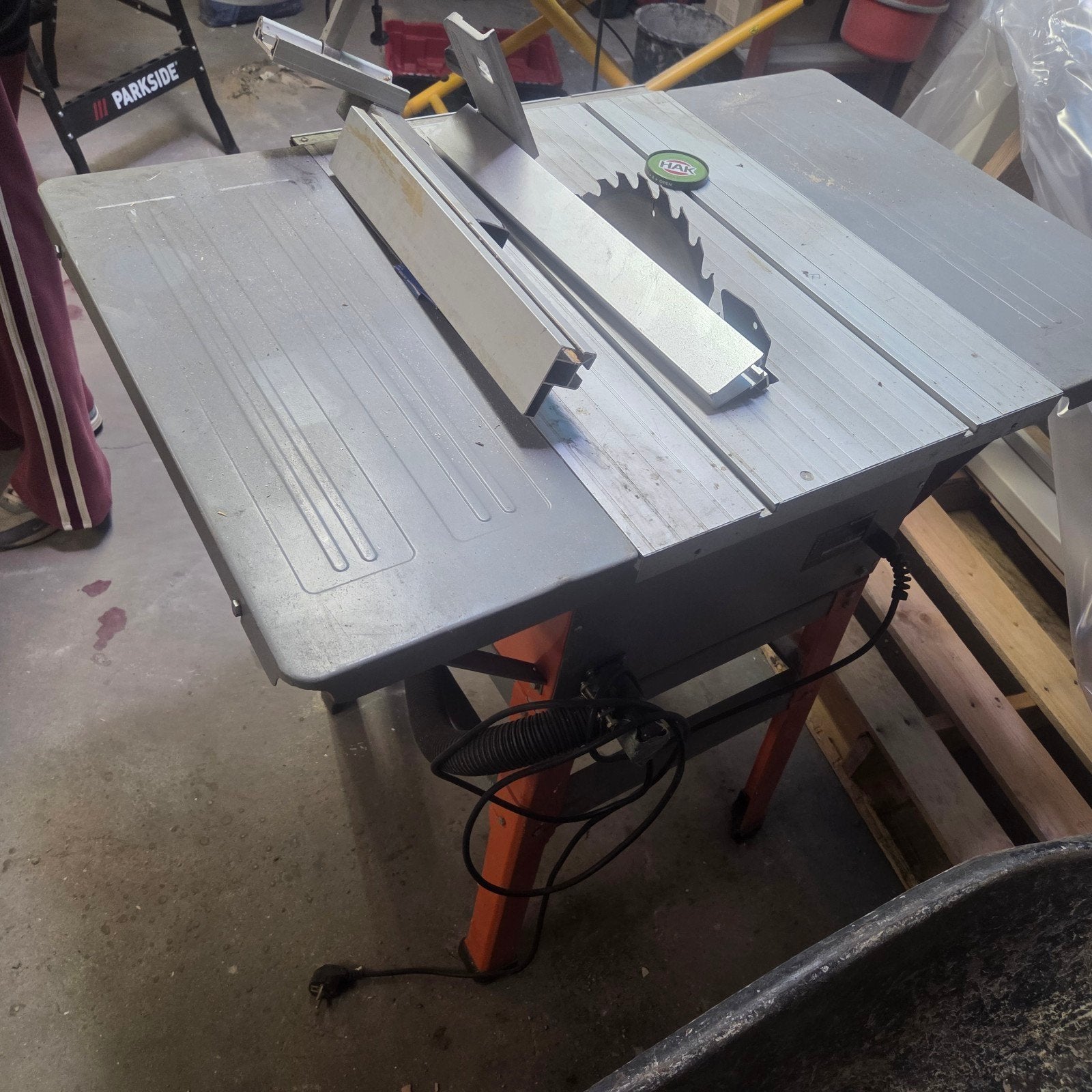 zaagtafel, Ophalen, Gebruikt, Afkortzaag, 30 tot 70 mm