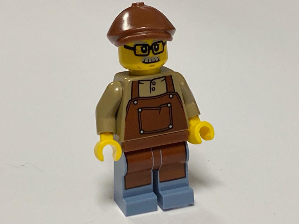 Lego Minifiguur hol328 oudere man met schort, Overige thema's, Lego, Nieuw, Ophalen of Verzenden