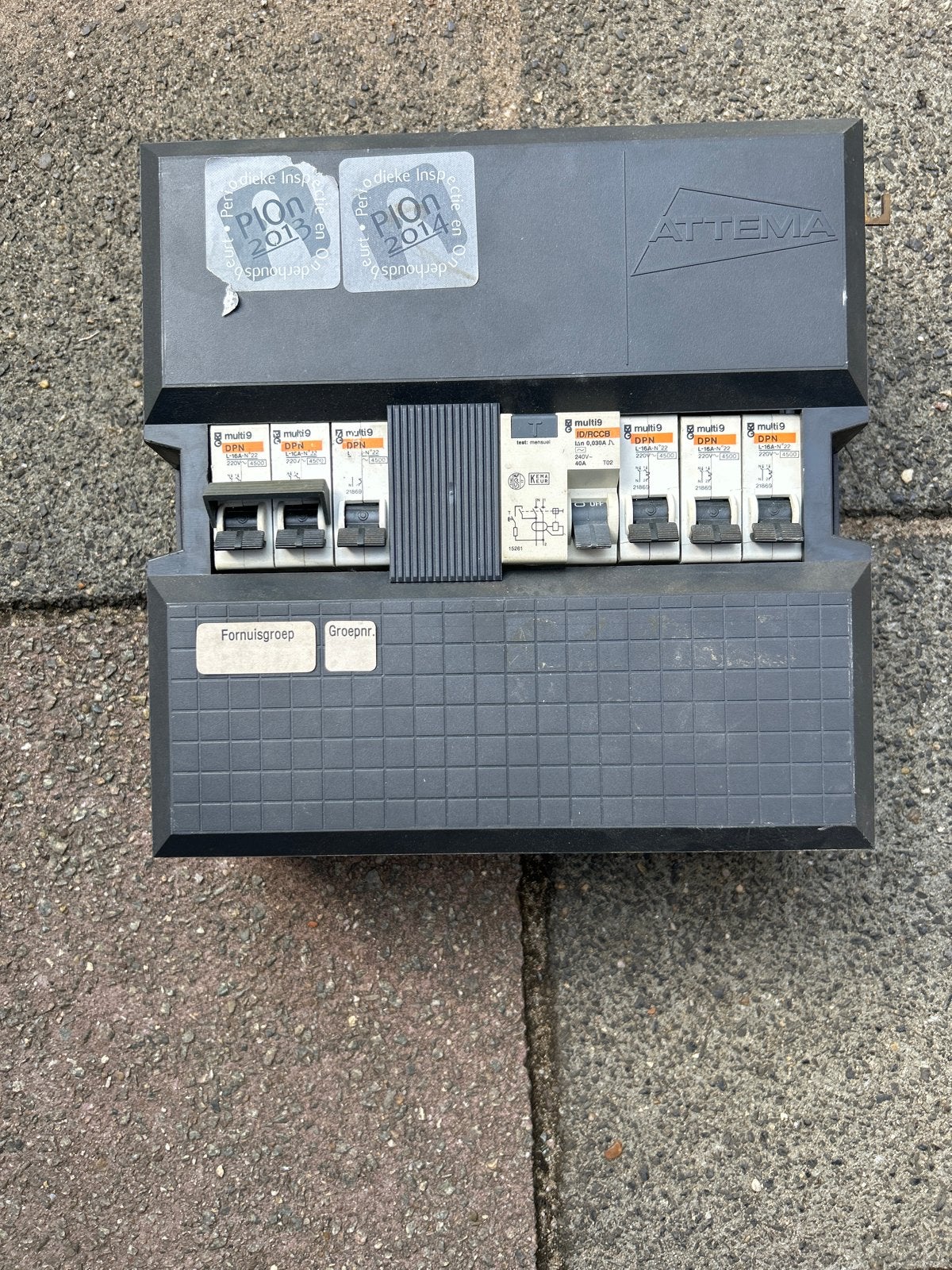 Attema Groepenkast met Installatieautomaten, Ophalen of Verzenden, Gebruikt, Attema, Groepenkast