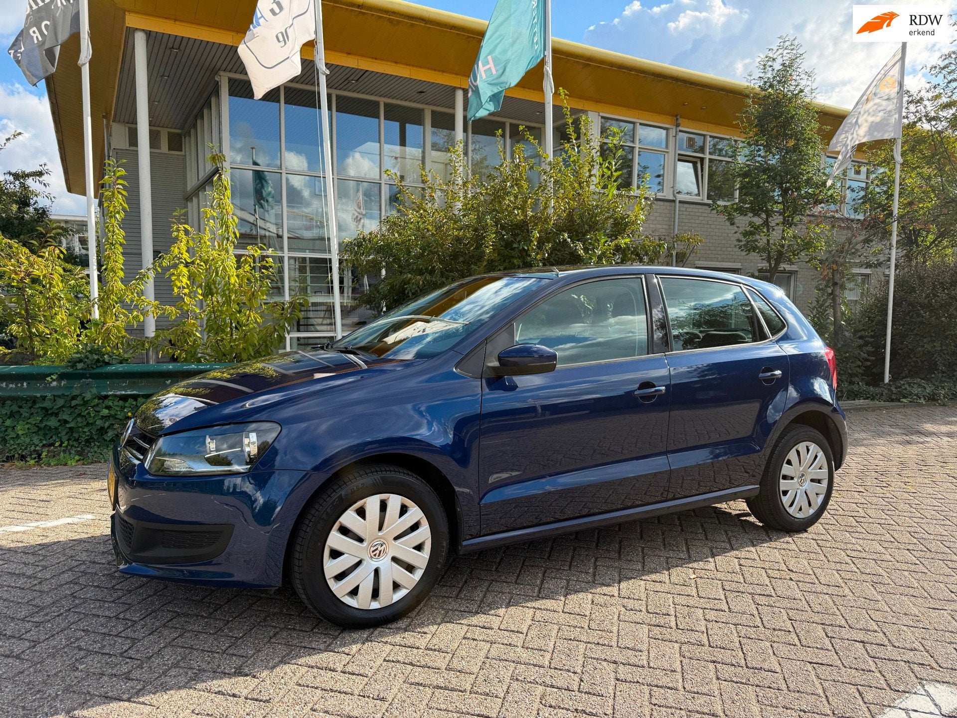 Volkswagen Polo 1.2 TSI BlueMotion Edition, Voorwielaandrijving, Stof, Blauw, Origineel Nederlands