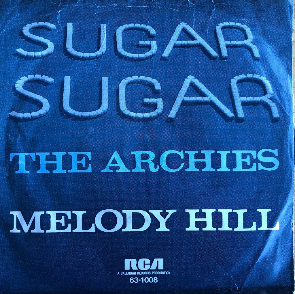 1969	Archies 		Sugar Sugar, Fotohoes, 7 inch, Ophalen of Verzenden, Zo goed als nieuw