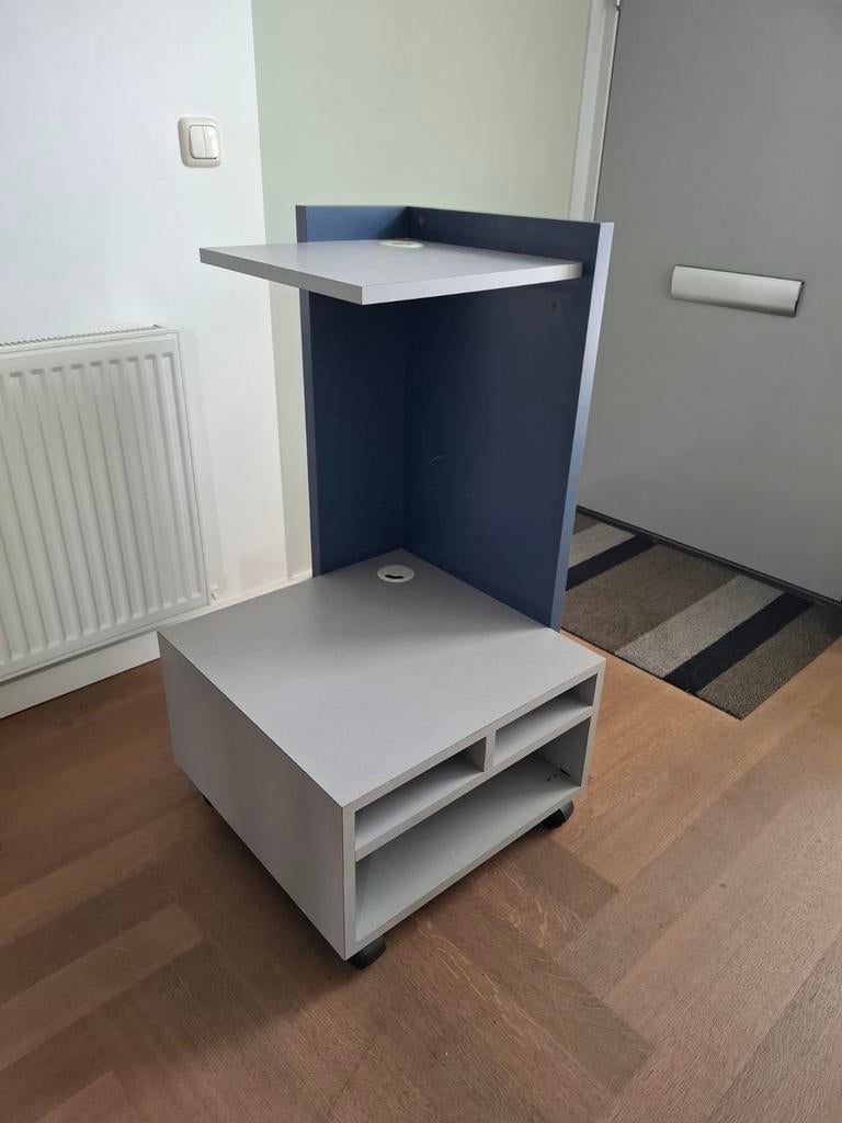 Printerkastje,  opbergruimte en wielen, Huis en Inrichting, Kasten | Computermeubels, Ophalen, Gebruikt