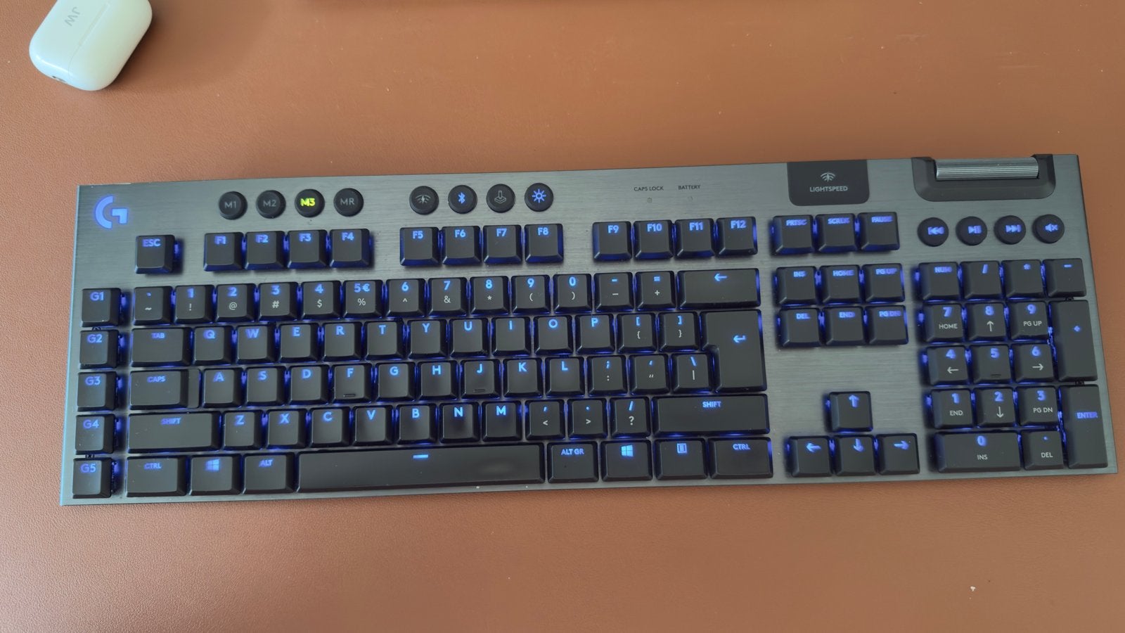 Logitech G915 Lightspeed TKL Gaming Toetsenbord, Computers en Software, Draadloze ontvanger, Ophalen of Verzenden, Zo goed als nieuw