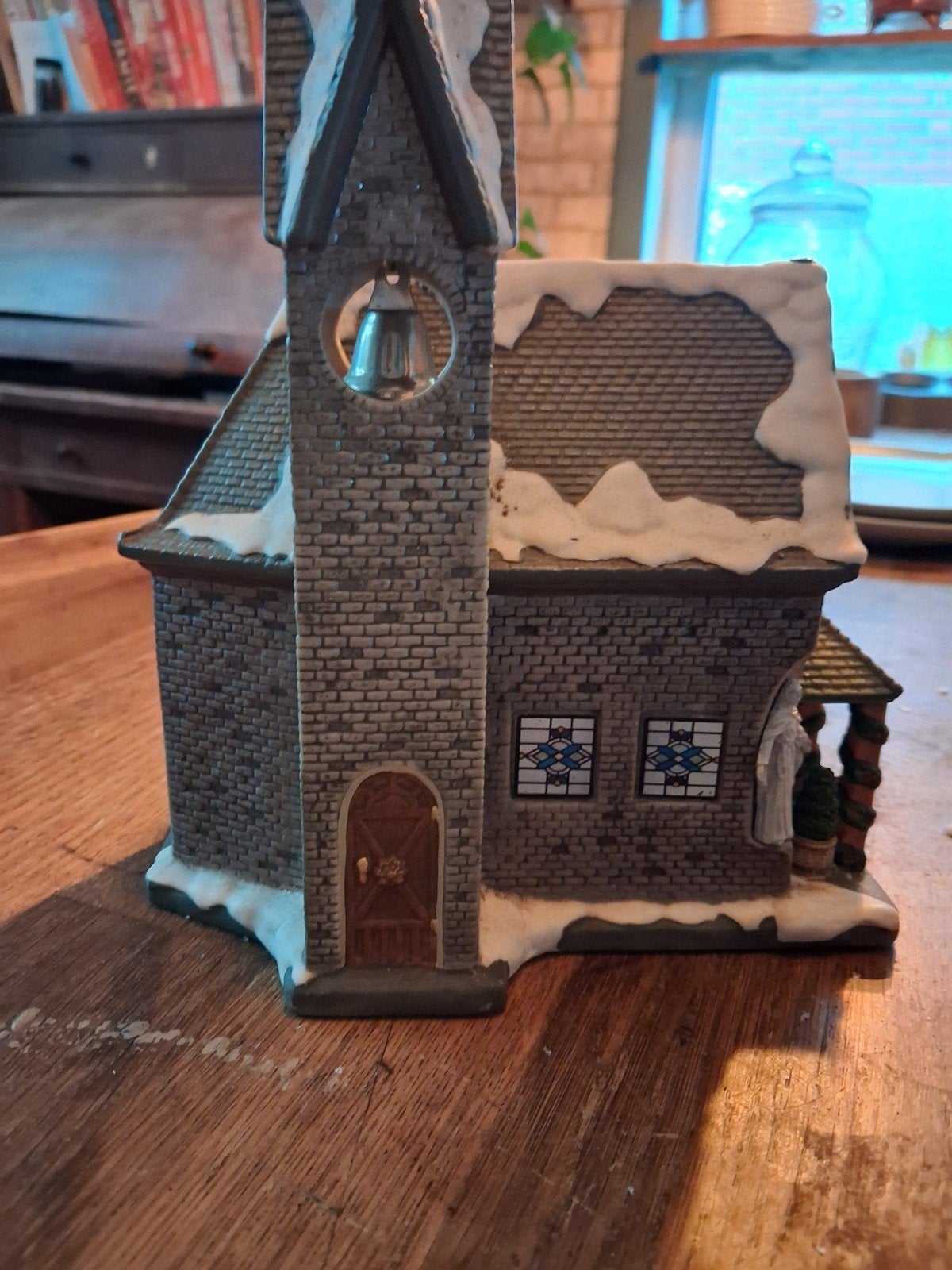 kerst huisje kerk, Ophalen of Verzenden