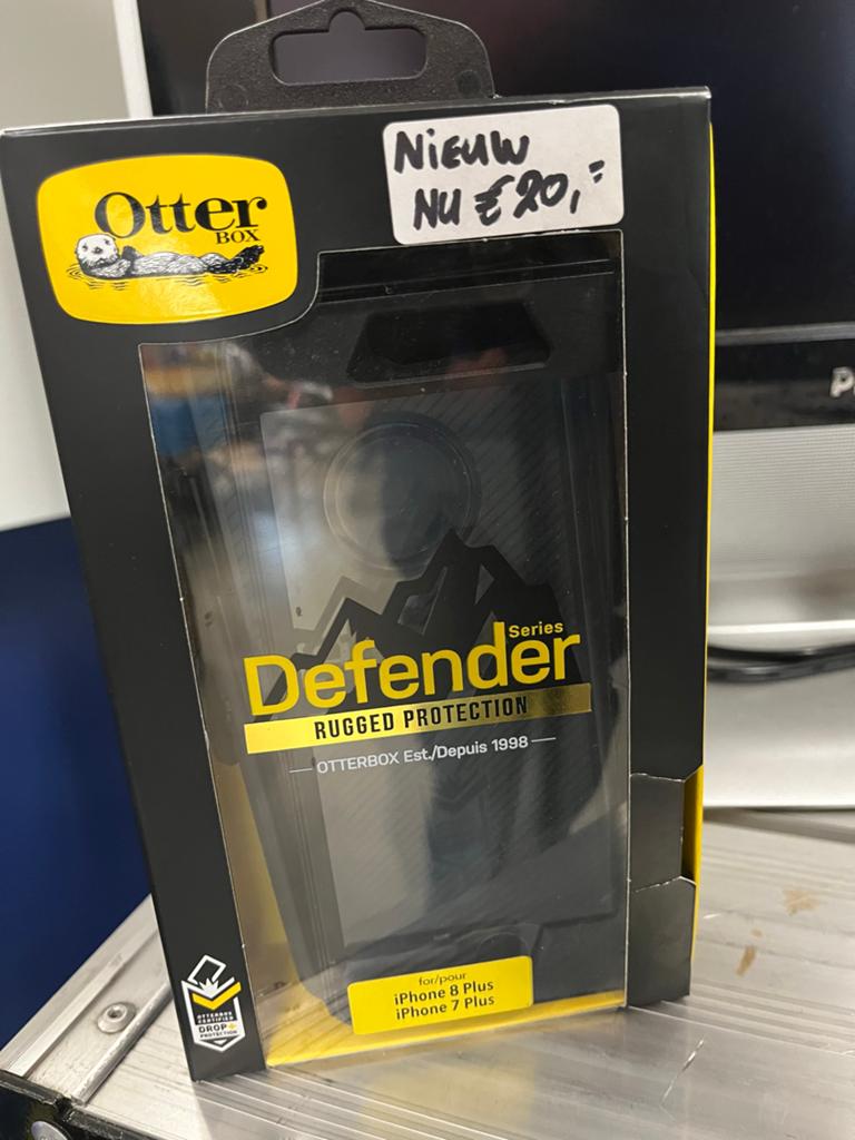 OtterBox Defender Hoesje iPhone 7 Plus/8 Plus - Nieuw, Zwart, IPhone 7 Plus, Nieuw, Hoesje of Tasje
