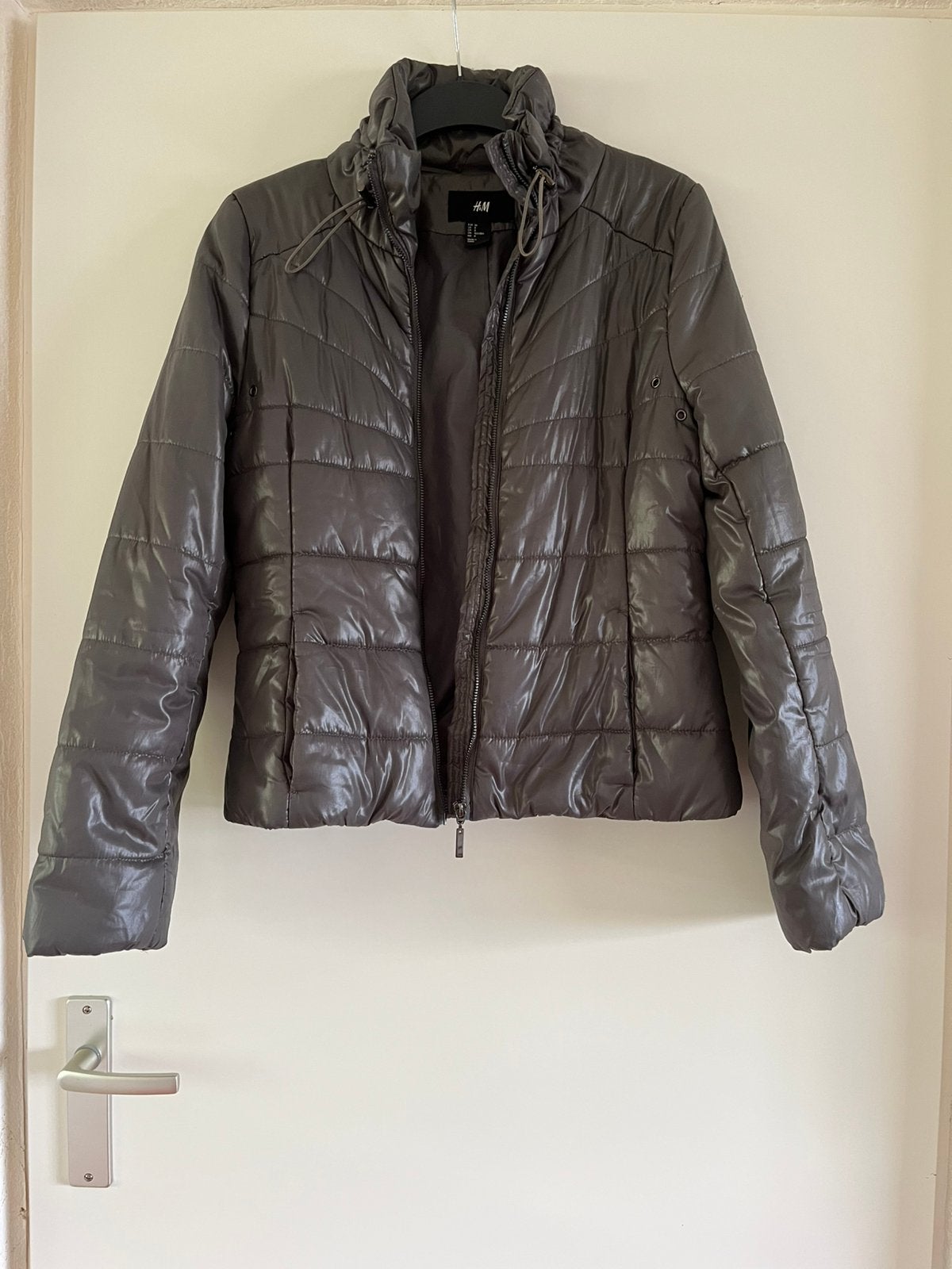 H&M jas maat 38, Ophalen of Verzenden, Gedragen, Maat 38/40 (M), Bruin