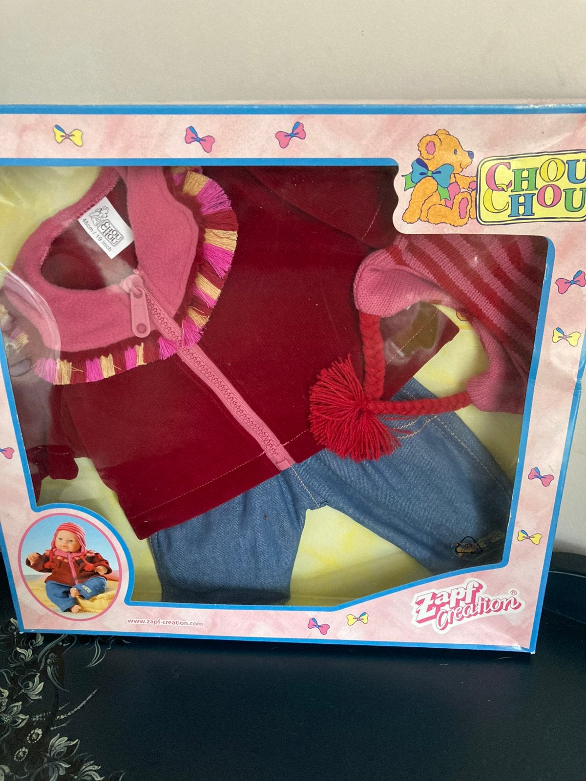Nieuw chou chou poppen kledingsetje, Ophalen of Verzenden, Nieuw, Babypop