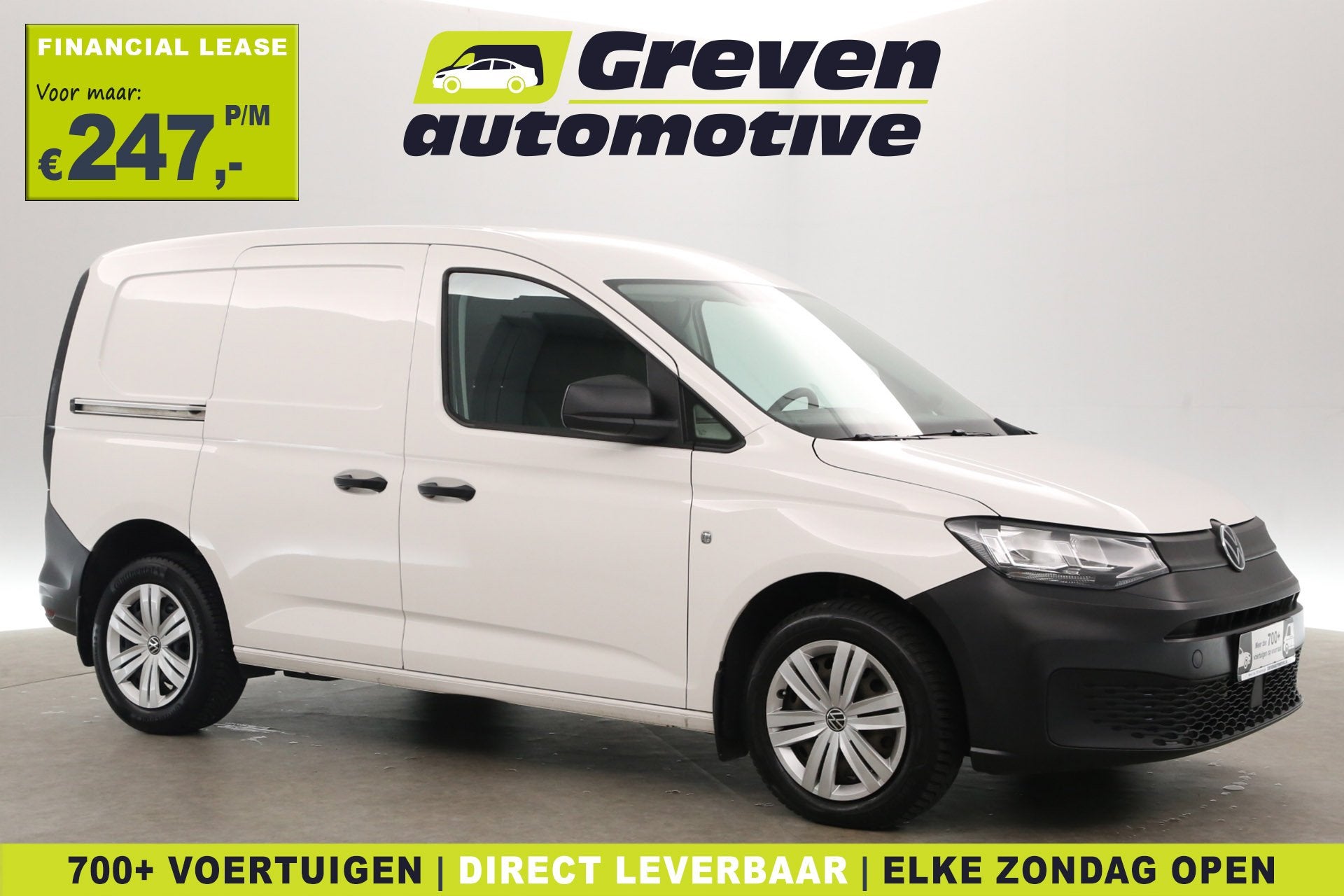 Volkswagen Caddy 2.0 TDI 102PK | Airco | Cruise | Trekhaak |, Voorwielaandrijving, Stof, Gebruikt, Euro 6